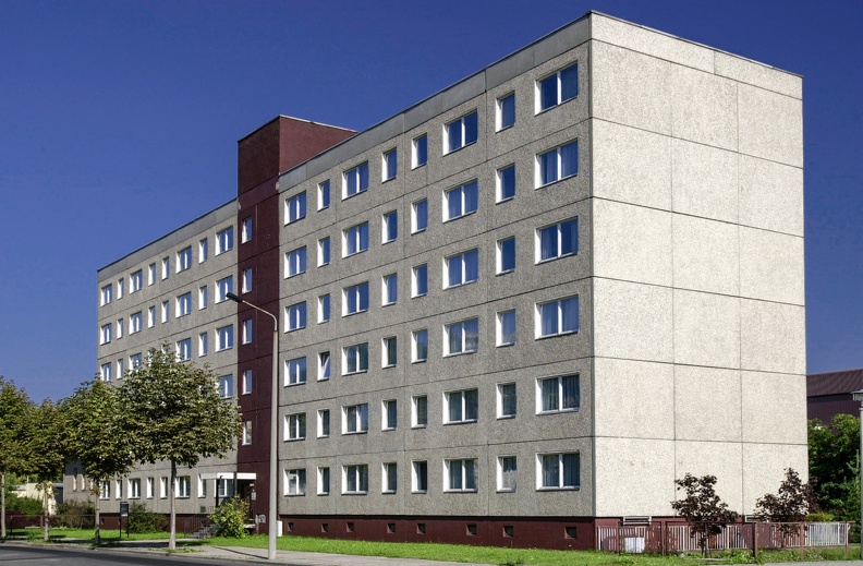Das A-Gebäude beherbergt verschiedene Fakultäten der HTW Dresden