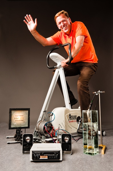 Energie "erfahren" mittels eines Fahrrad-Ergometers