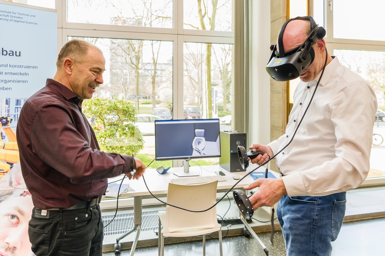 Immersive Hochschule der HTW Dresden bei den VR/AR Learning Days am 20.03.24.